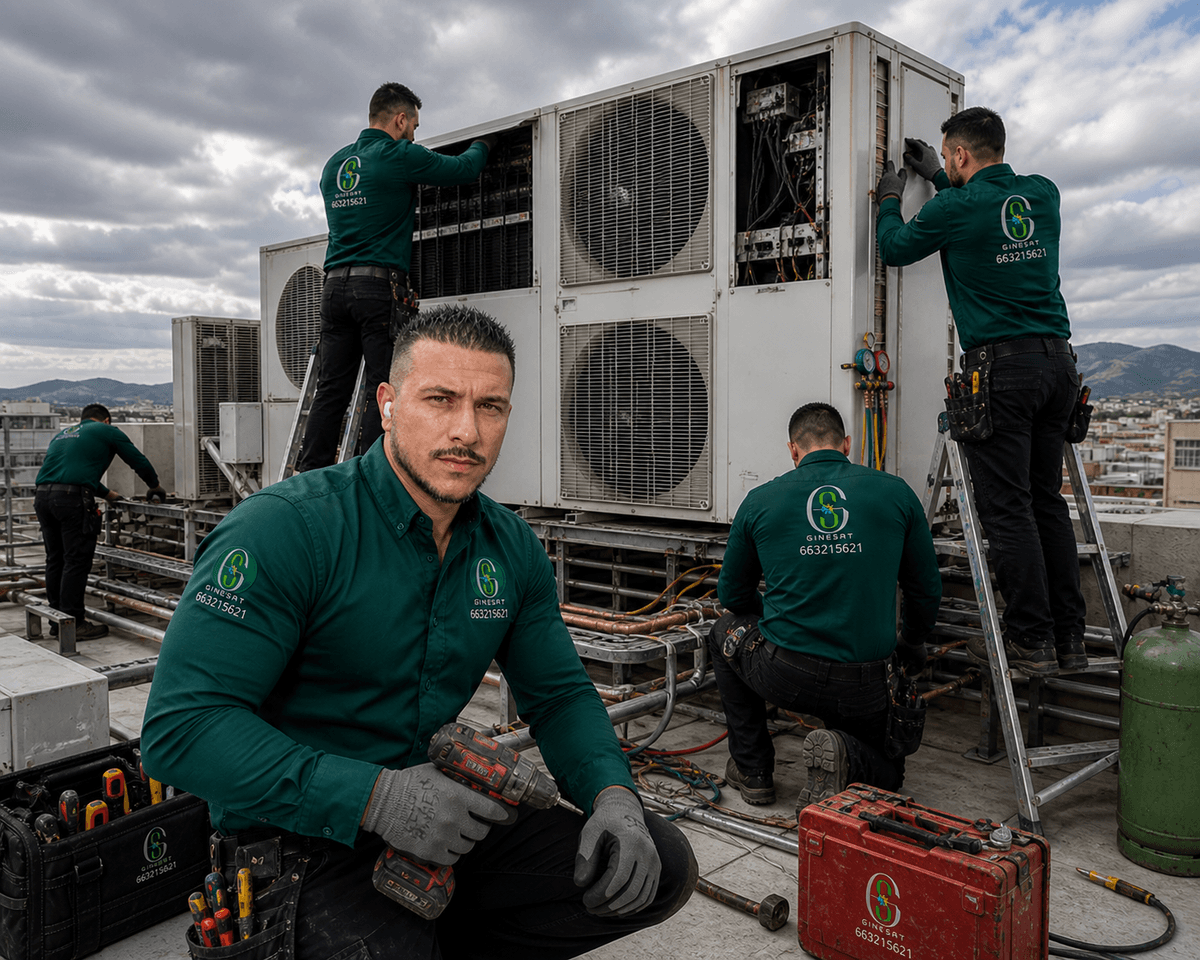 Equipo de técnicos de GineSAT
